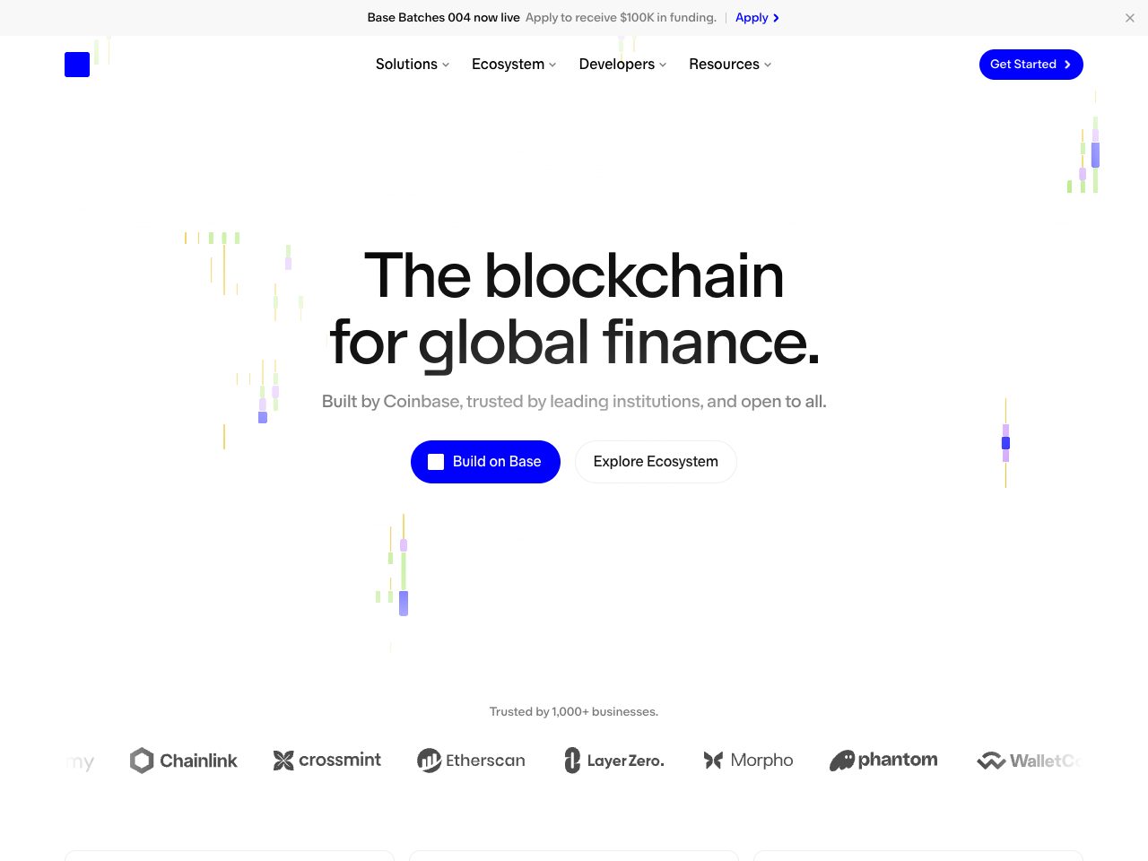 Homepage screenshot of Base