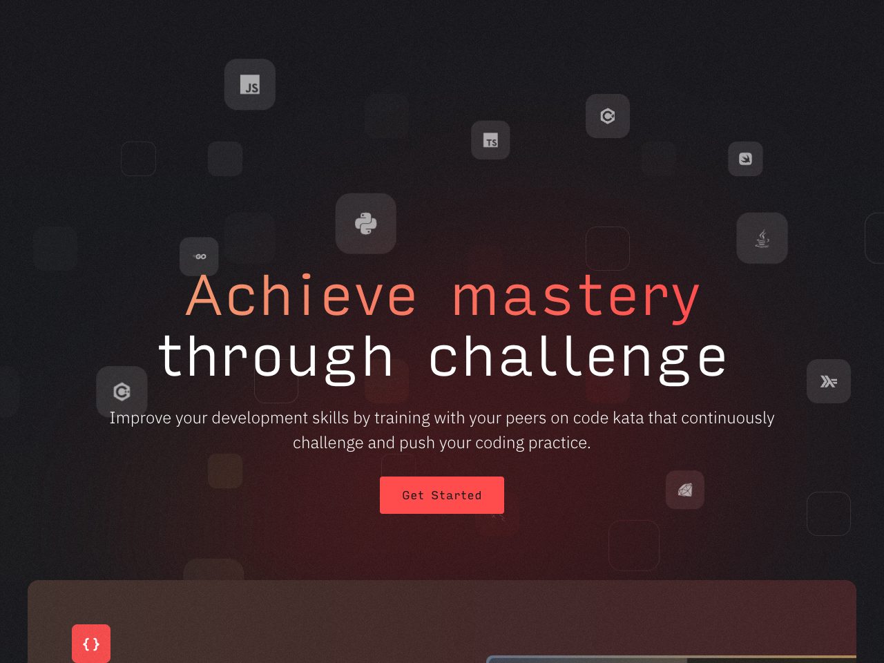Homepage screenshot of Codewars