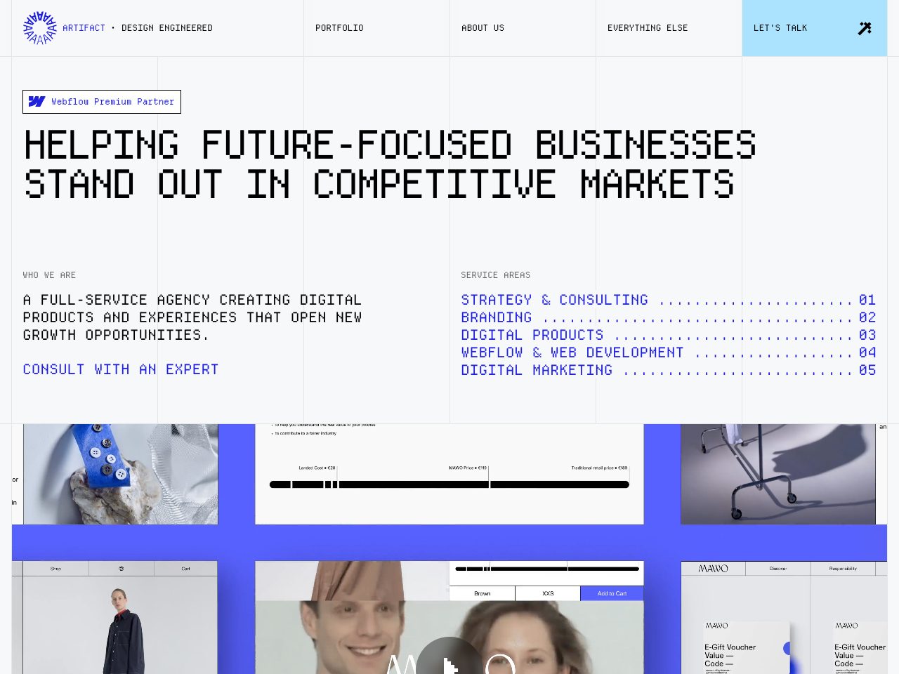Homepage screenshot of RTFCT