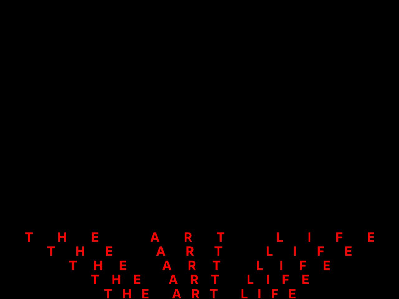 Homepage screenshot of David Lynch