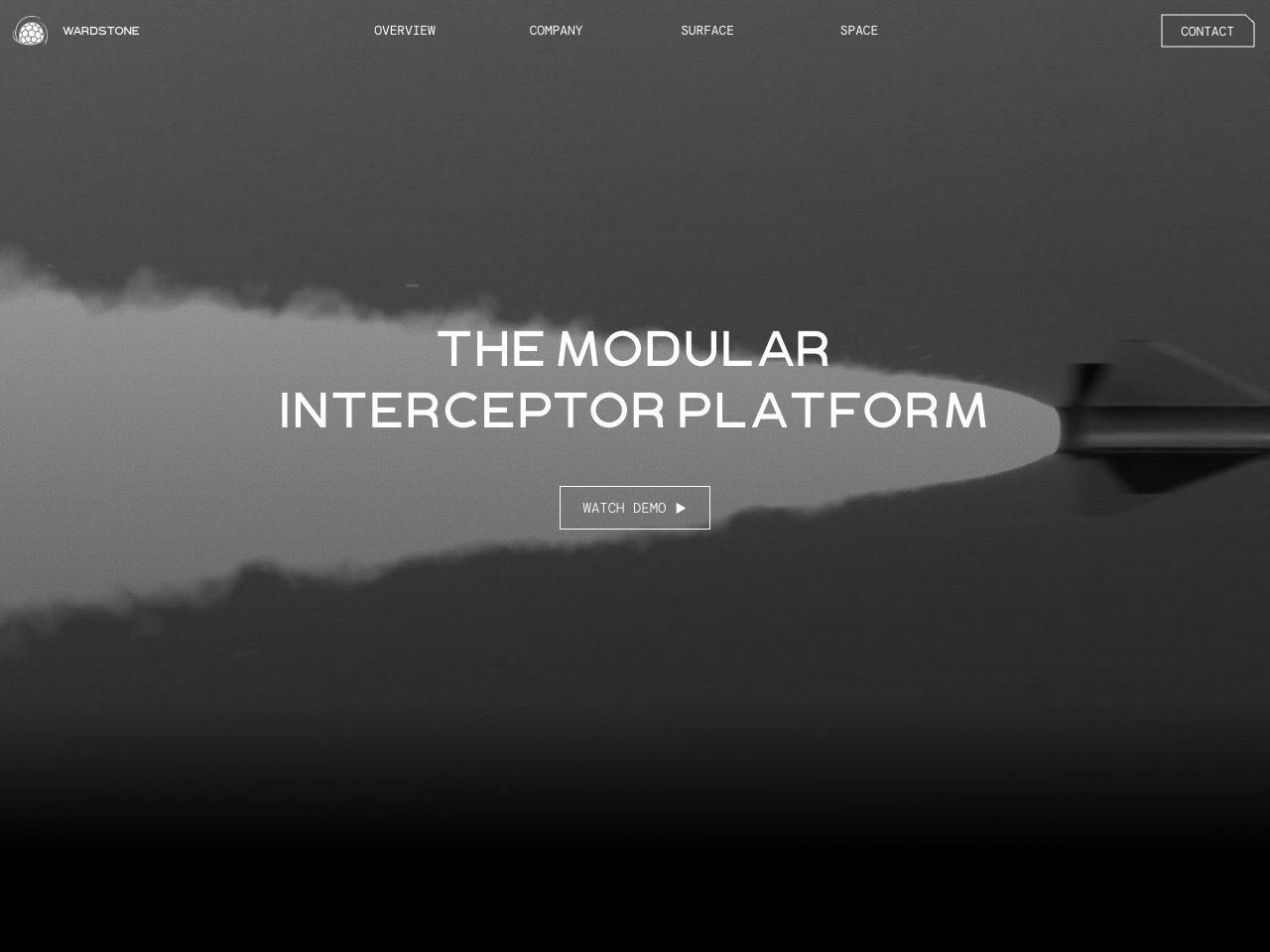 Homepage screenshot of Wardstone